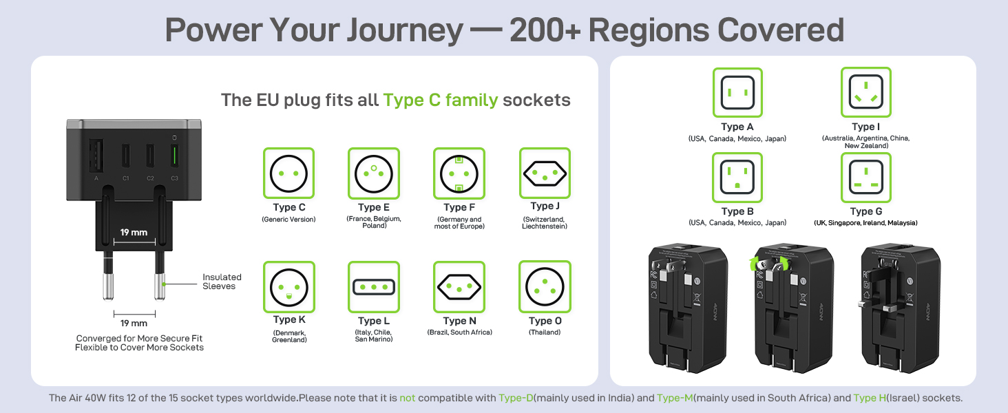 travel essentials european italy europe us ireland power converter worldwide type g greece outlet
