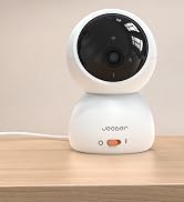 jeeber 1080P WiFi Baby Monitor with Camera and Audio, Pan-Tilt-Zoom Video Camera, 4'' IPS Screen,...