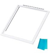 Updated 241969501 Shelf Frame without Glass Refrigerator Crisper Pan Cover Compatible with Frigid...
