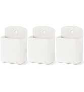 noonebutyou 3 Pcs Wall Remote Control Holders TV Controller Holder Self Adhesive Marker Holder Pe...