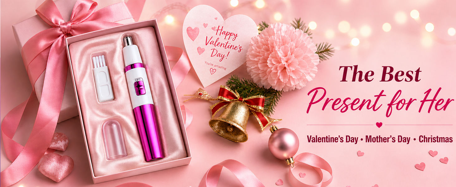Ear and Nose Hair Trimmer for Women