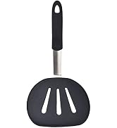 BOENLU Pancake Spatula Chef Wide Round Spatula Flexible Silicone Spatula Egg Flipper Spatula For ...