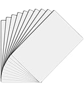 BOMFLORE Premium Blank Inkjet PVC Cards for ID Badge Printers - Graphic Quality White Plastic CR8...