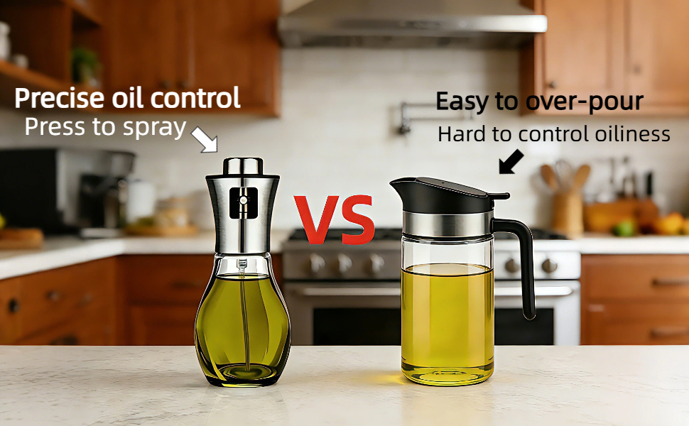 The Eavkoar Kitchen Oil Sprayer allows you to achieve precise oil control with ease.