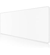 Dapesuom Large Mouse Pad, Extended Gaming Mouse Mat with Stitched Edges, Waterproof Full Size Des...
