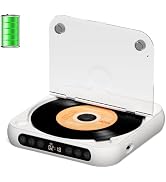 ZYOKATA CD Player Portable with Speakers Rechargeable for Home Audio Book with Headphones LCD Scr...