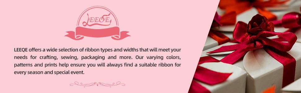 double faced satin ribbon