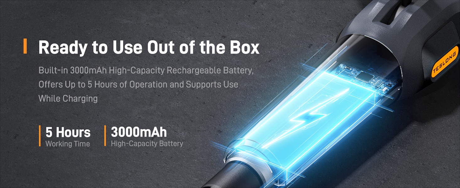 2-Way Articulating Borescope with 3000mAh Rechargeable Battery
