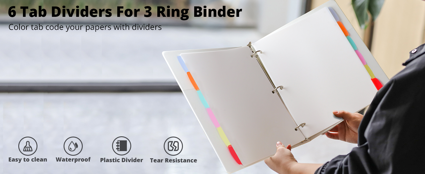 Binder Dividers with Tabs