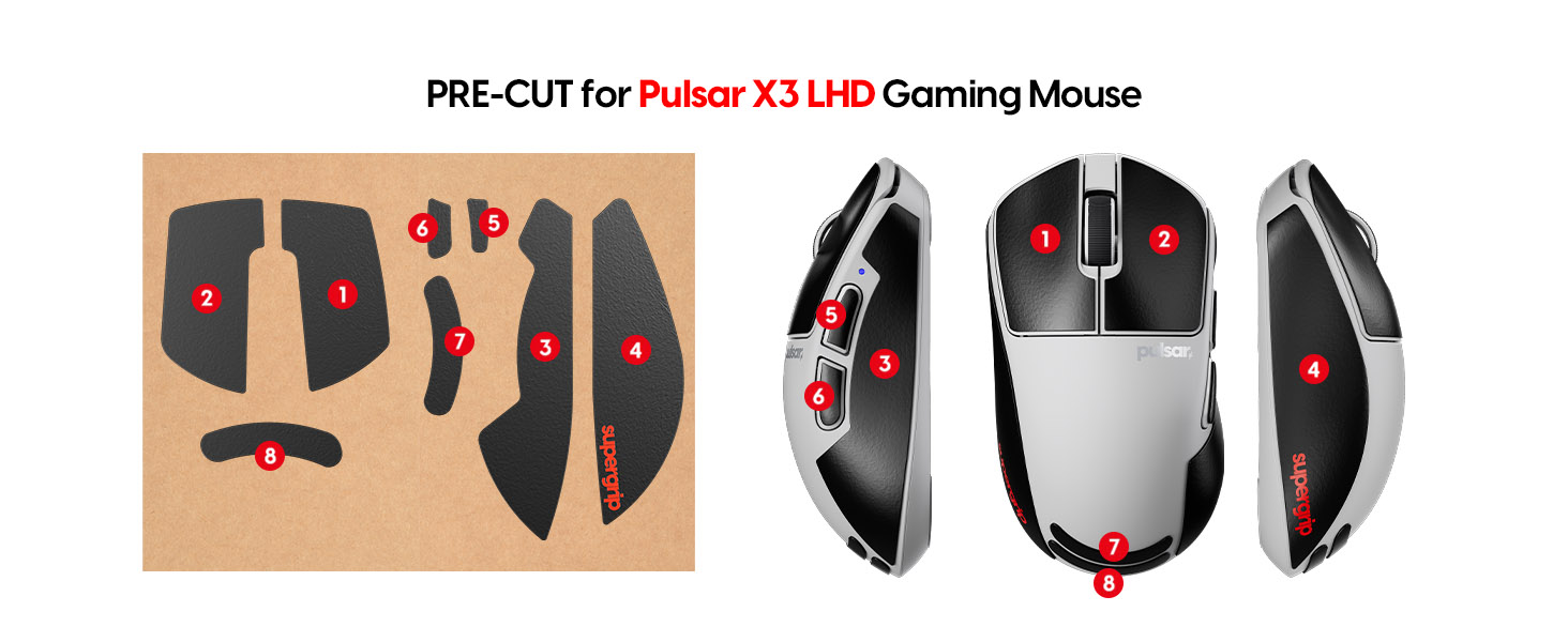Supergrip for Pulsar X3 LHD