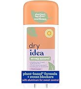 Dry Idea Plant Based Antiperspirant with Aluminum Sweat Blockers Invisible Solid Deodorant for Wo...