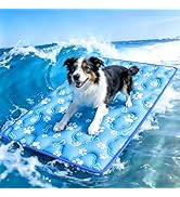 Dog Cooling Mat, Extra Large Cooling Dog Bed Mat for Indoor & Outdoor, Q-Max>0.5, Machine Washabl...