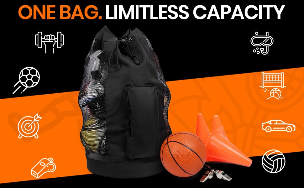 One bag. Limitless capacity
