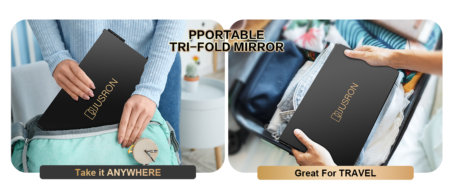 3 way mirror for self hair cutting