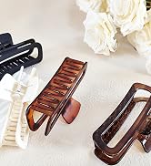 5” Large Claw Clips for Long Thick Hair, Big Sturdy Fashionable Hair Clips Hold Hair Well for Wom...