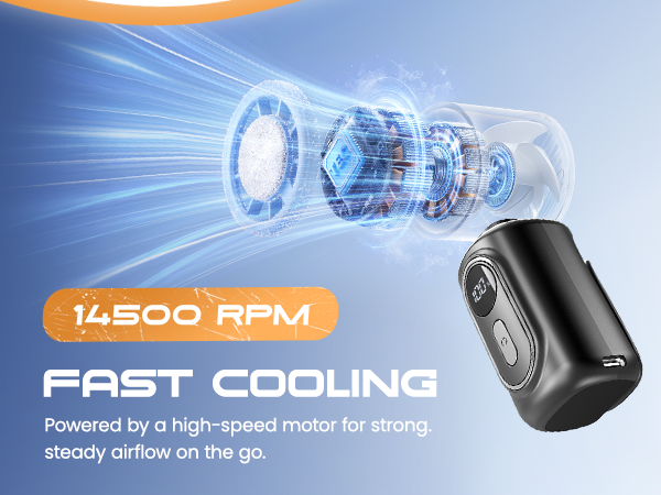 Portable Clip-On Mini Fan
