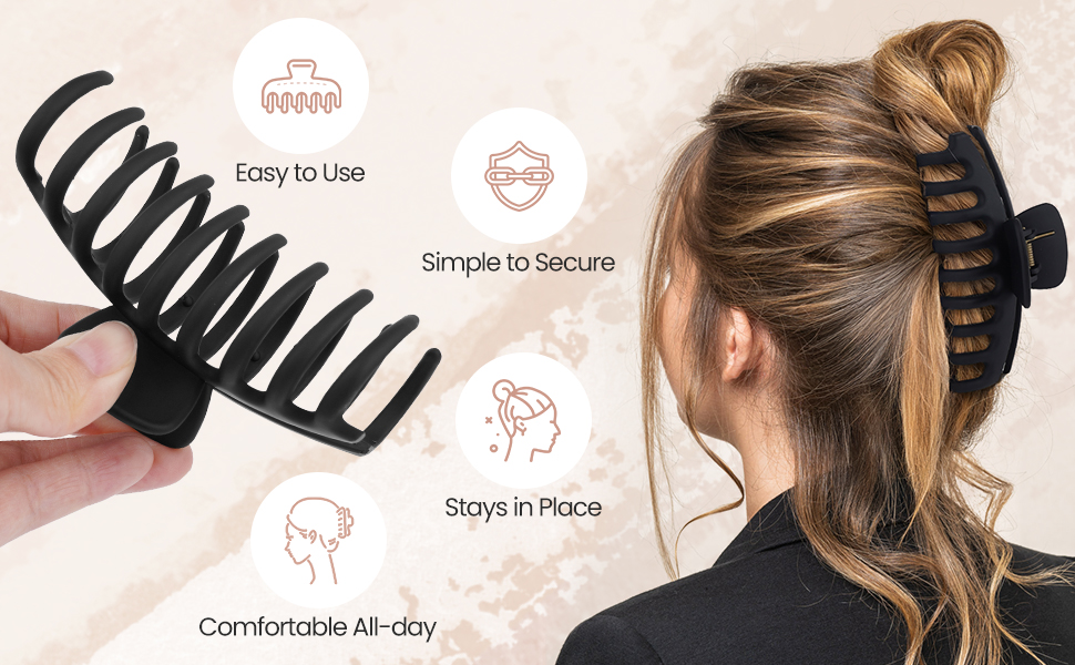 hair clips claw clips large for women girl small clips