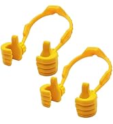 YuCool 2 Packs Cell Phone Stand Thumb Up Lazy Phone Holder, Phone Stand for Desk Birthday Gifts f...