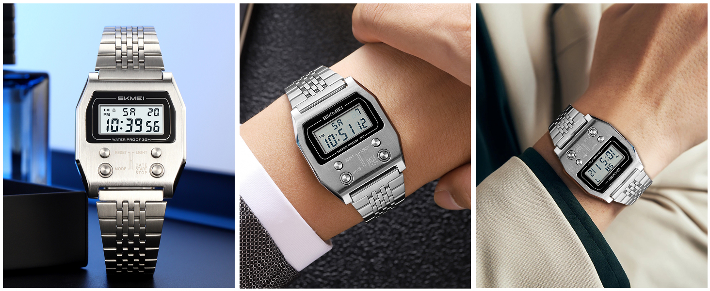Classic Men Silver Watch