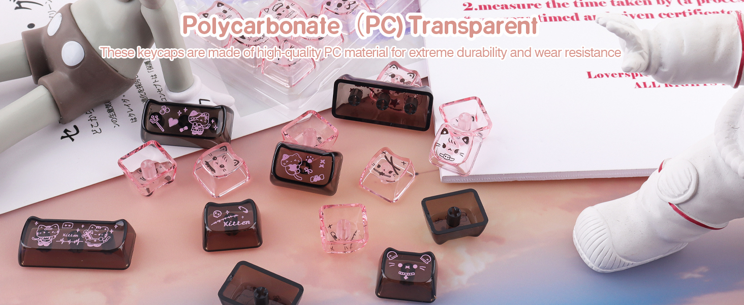 clear keycaps