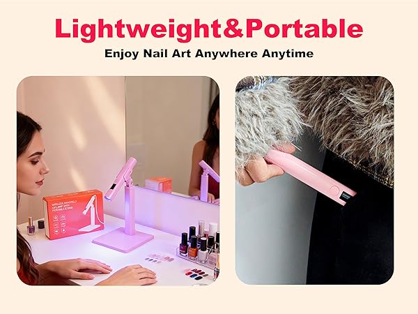 handheld gel nail light
