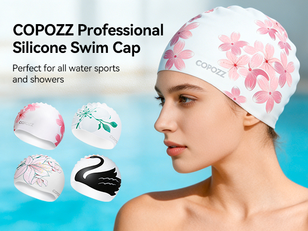 COPOZZ swim caps