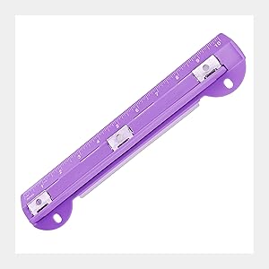 3-Hole Paper Punch Portable Hole Puncher for 3 Ring Binder