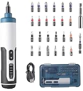 Mini Electric Screwdriver,Cordless Screwdriver Magnetic Bits,Precision Cordless Repair Tool for F...