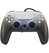 NBCP Wired Gaming Controller for PS5, Rechargeable Pro Gamepad with Dual Vibration, Hall Effect T...