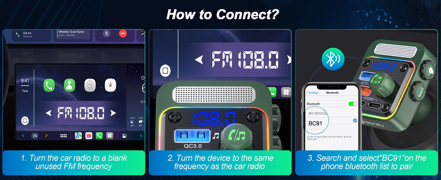 bluetooth car transmitter