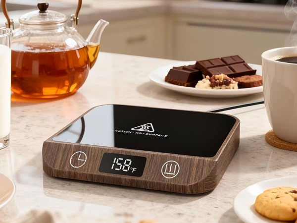 Beverage warmer with timer