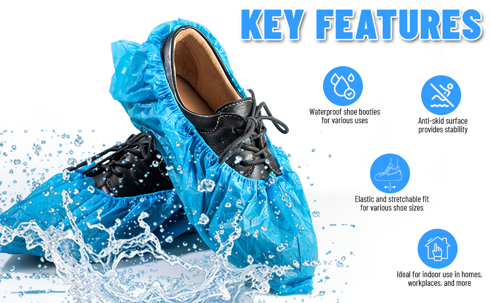 zapatos coverings desechables indoors waterproof rain footies walking open house supplies