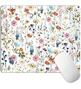 Mousepad - Beautiful Flowers Plants Square ,Computer Mouse Pad with Washable with Non-Slip Rubber...