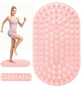 Mabnuby Silicone Acupressure Reflexology Foot Massage Mat for Tired Feet | Pink Foot Massage Mat ...