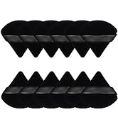 12 Pieces Triangle Powder Puff Soft Velour Puff Makeup Powder Puffs for Face Powder Loose Powder ...