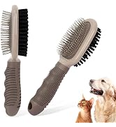 Histotree 2-in-1 Double-Sided Dog Brush for Shedding Pin&Bristle Deshedding Dog Brush Pet Groomin...
