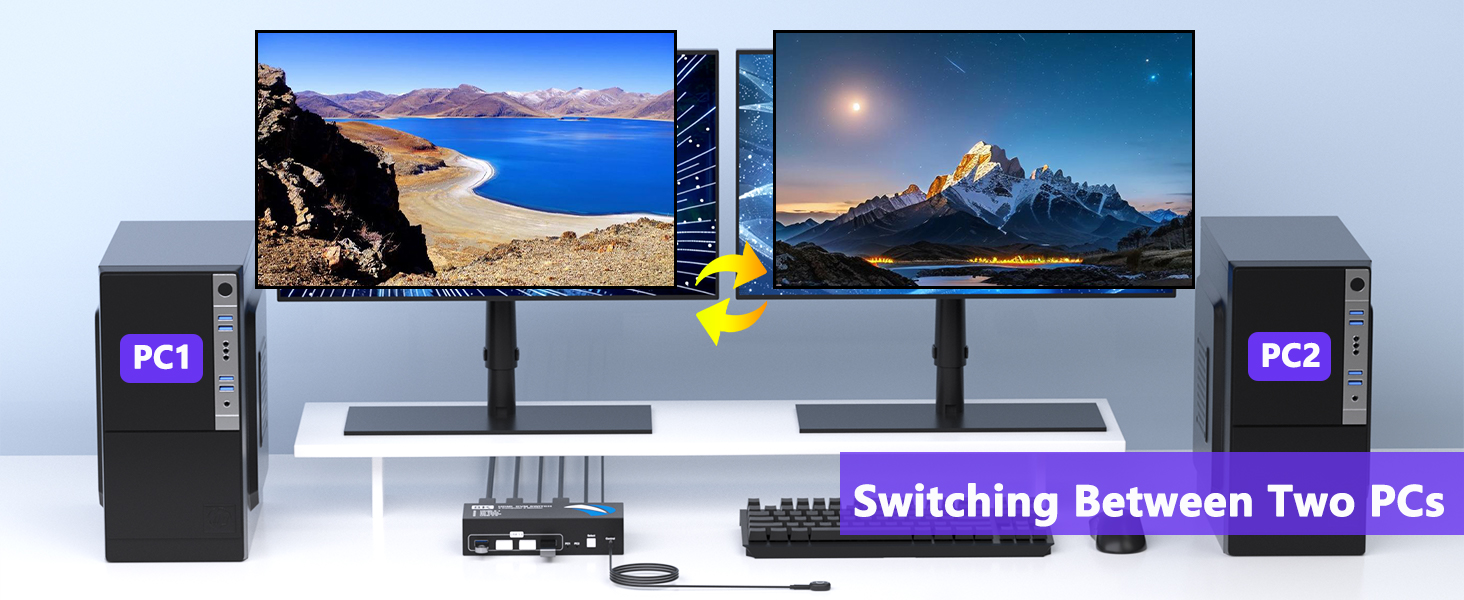 kvm switch dual monitor