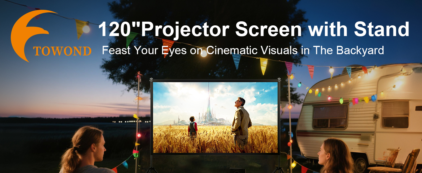 projector screen with stand