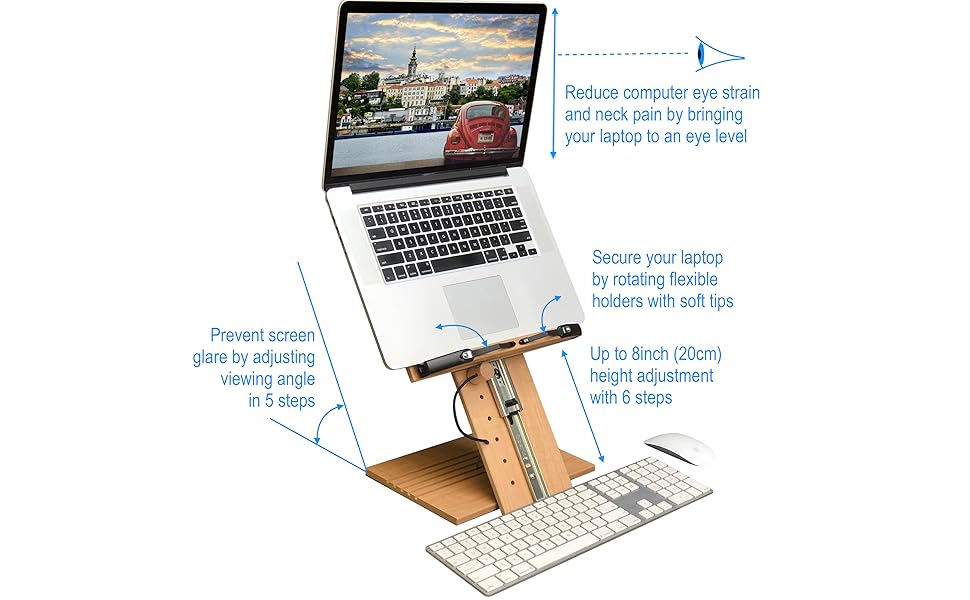 A+ Book Stand BS1500PRO Book holder bookstands for reading textbook cookbook laptop tablet cellphone