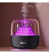 KinYiLO Small Essential Oil Diffuser for Home, Stylish Volcano Mountain View & Colorful Lighting,...