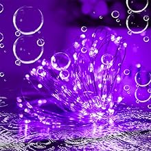 purple solar lights outdoor Halloween