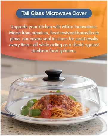 glass microwave splatter cover