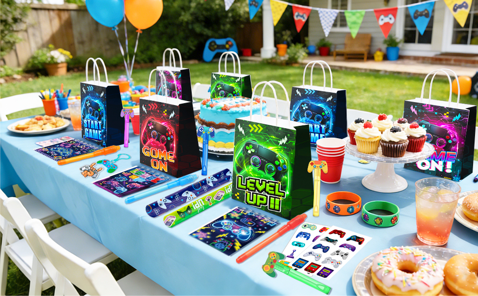 video game party favors