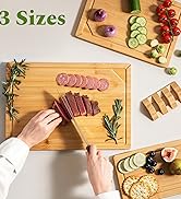 3 piece bamboo cutting board set