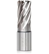 Luckyway 7/16 Inch Diameter x 1 Inch Depth of Cut Cyclone High Speed Steel Annular Cutter, 3/4 In...
