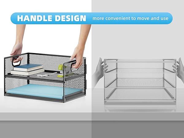 desk organizer with handle