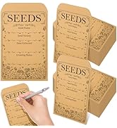 LOTMER 200 Pieces Seed Saving Envelopes, 3.2x4.8 Inch Seed Packets Envelopes, Sealing Kraft Seed ...