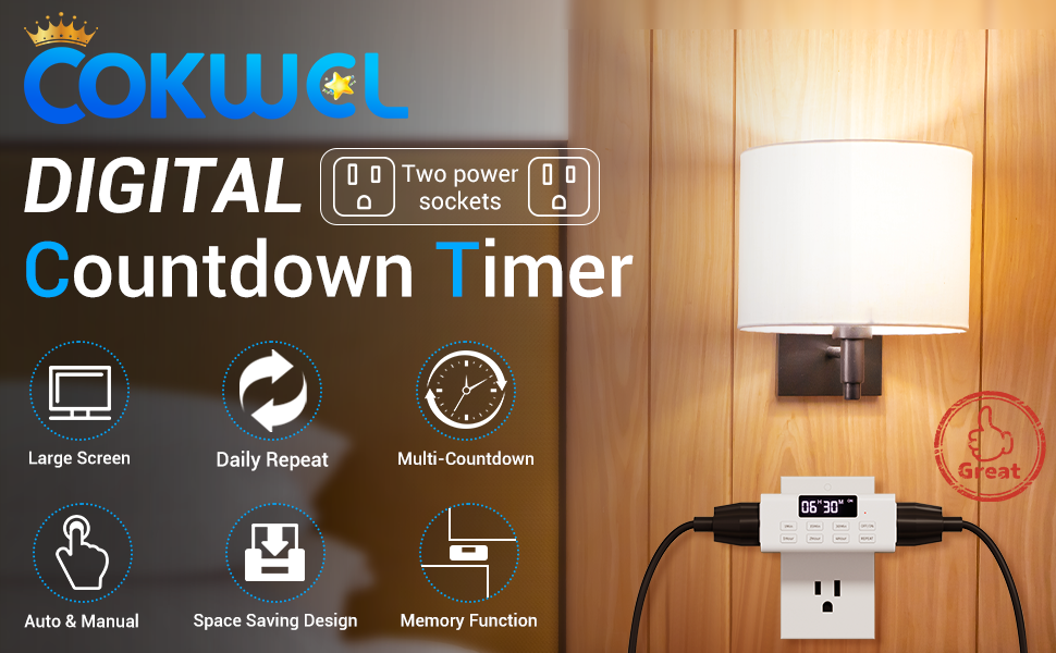 countdown timer outlet A+1
