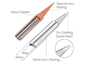 soldering tip of soldering iron