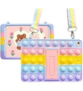 XZC Push Pop Case for Samsung Galaxy Tab A8 10.5 Inch 2022 (SM-X200 /X205 /X207) Silicone Shockpr...